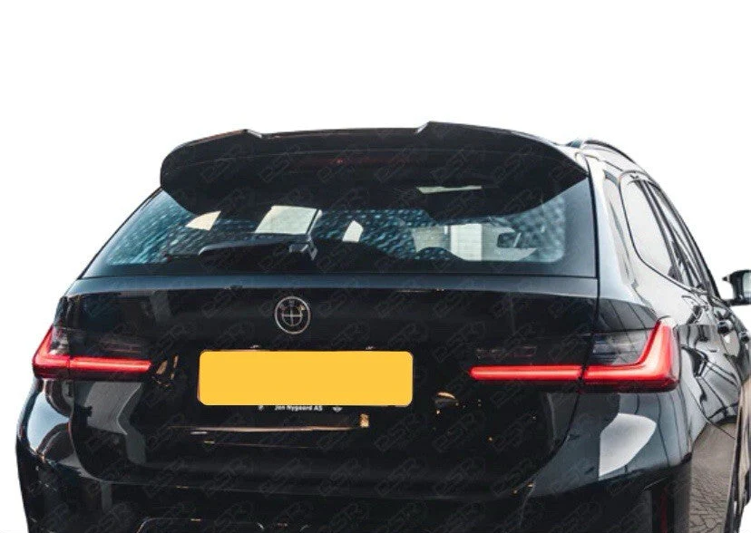 REAR ROOF SPOILER WING LIP FOR BMW 3 SERIES G21 ESTATE TOURING GLOSS BLACK ED2