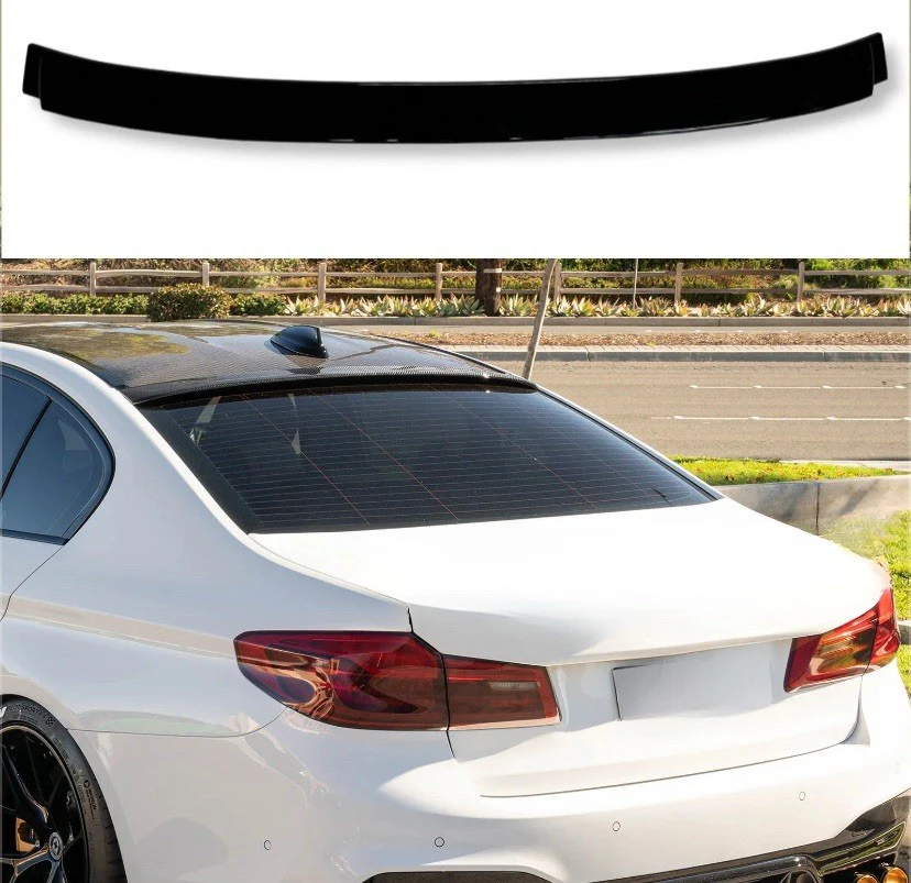 REAR SPOILER ROOF SPOILER GLOSS BLACK FOR BMW 5 SERIES G30 G31 2018+