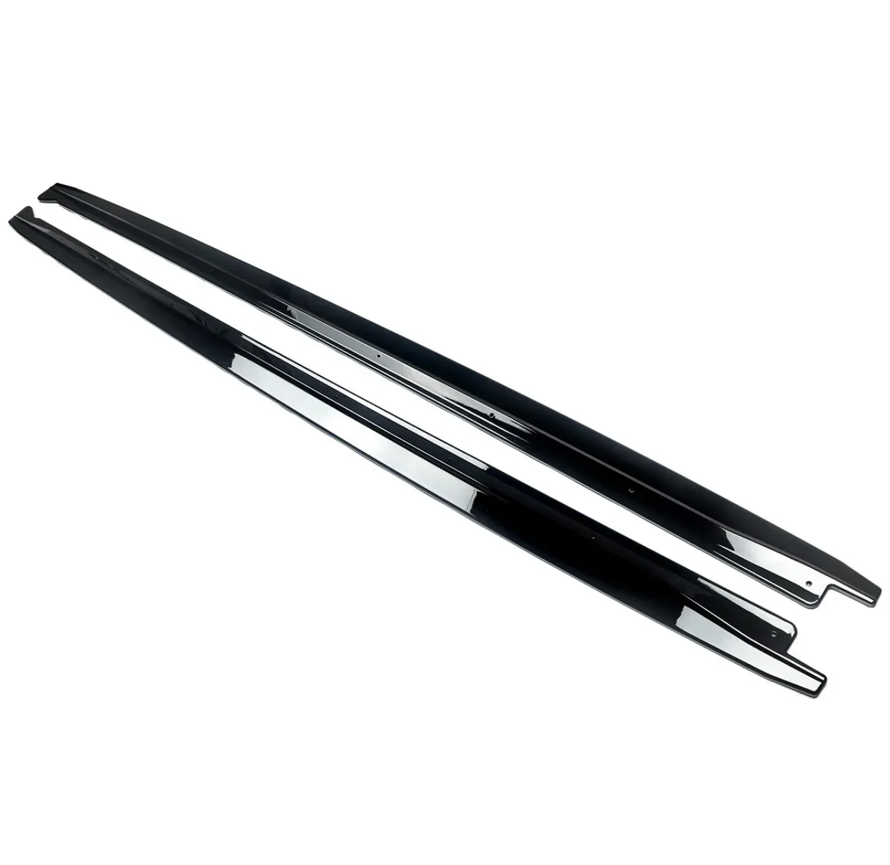 Side Skirt Extension Blades - Fits BMW F10 - 5 Series - Gloss Black - Image 2