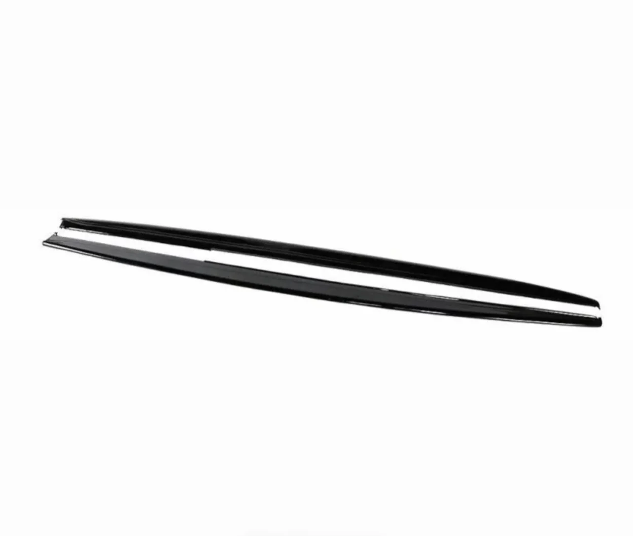 Side Skirt Extension Blades - Fits BMW F15 X5 - Gloss Black - Image 2