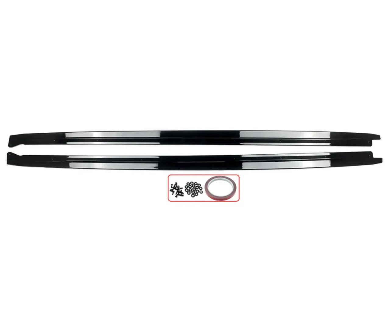 Side Skirt Extension Blades - Fits BMW F15 X5 - Gloss Black - Image 4