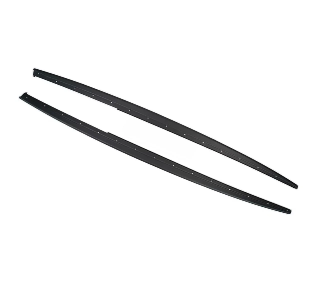 Side Skirt Extension Blades - Fits BMW F15 X5 - Matte Black - Image 3