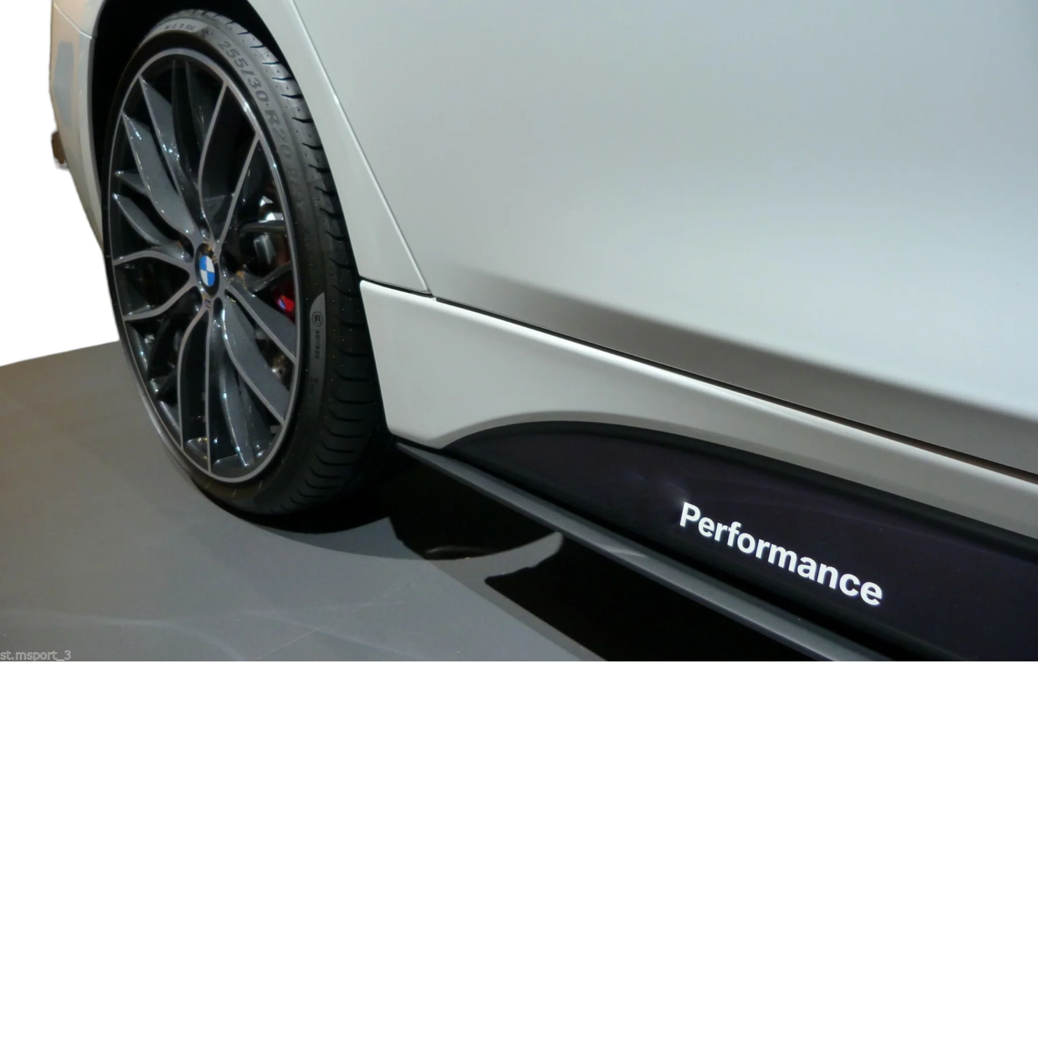 Side Skirt Extension Blades - Fits BMW F30 3 Series - Matte Black - Image 2