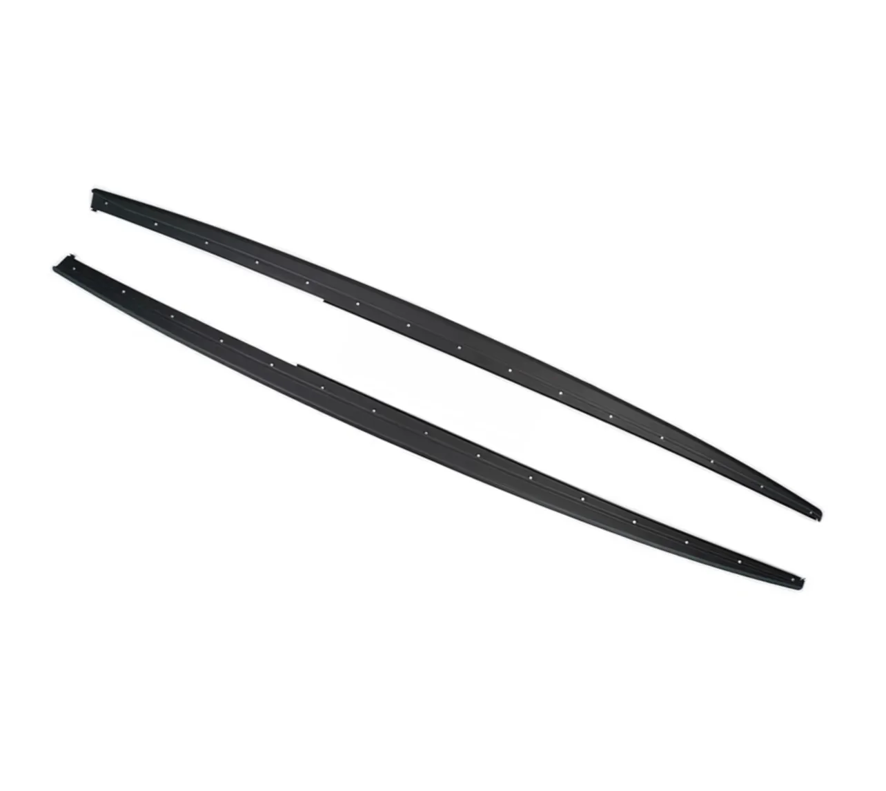 Side Skirt Extension Blades - Fits BMW F30 3 Series - Matte Black - Image 3