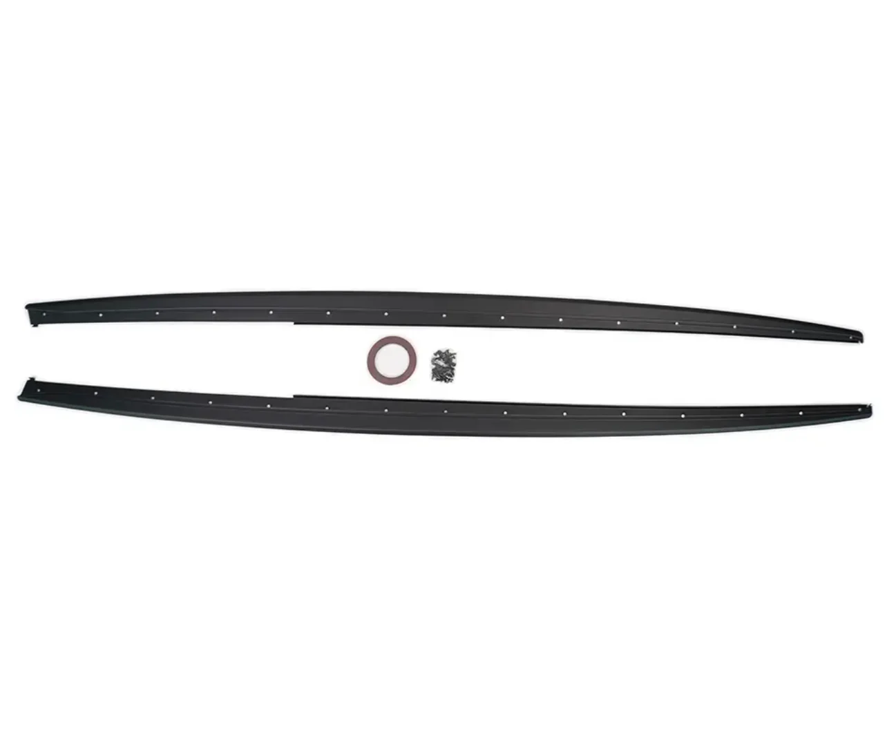 Side Skirt Extension Blades - Fits BMW F30 3 Series - Matte Black - Image 4
