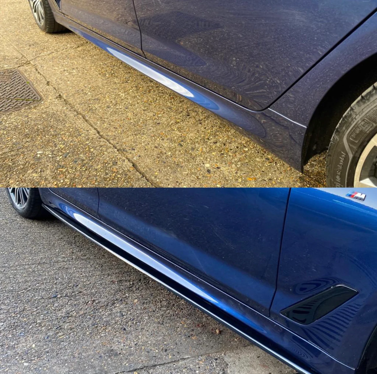 Side Skirt Extension Blades - Fits BMW G30 G31 5 Series - Gloss Black - Image 4