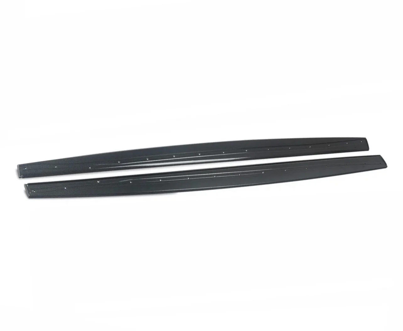 Side Skirt Extension Blades - M Performance - Fits BMW F32 F33 F36 4 Series - Carbon Look - Image 2