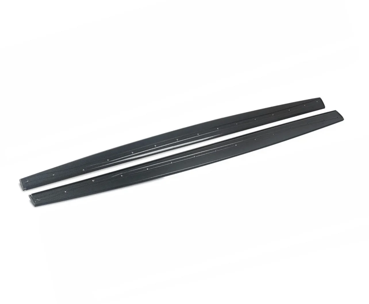 Side Skirt Extension Blades - M Performance - Fits BMW F32 F33 F36 4 Series - Carbon Look - Image 3