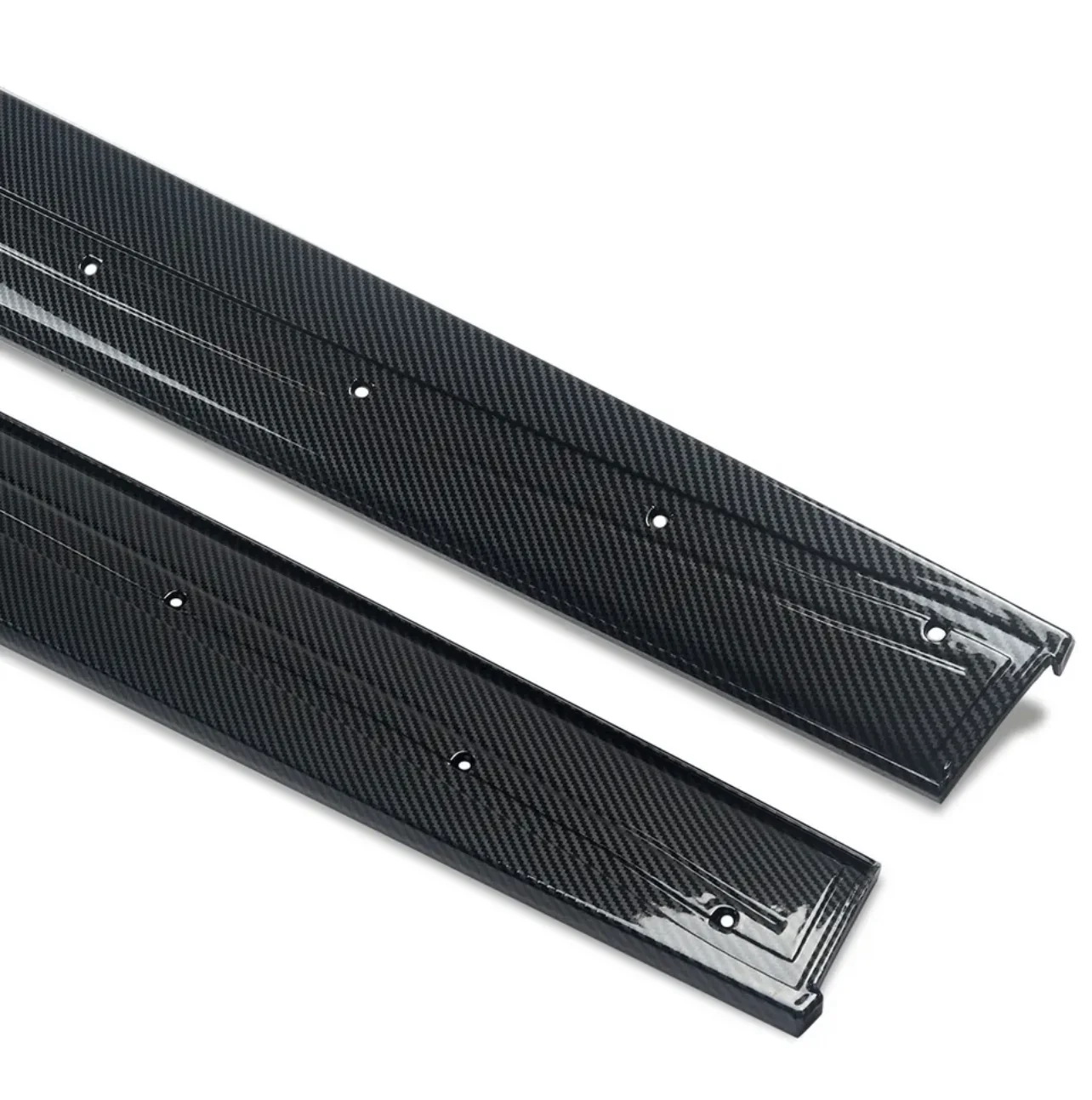 Side Skirt Extension Blades - M Performance - Fits BMW F32 F33 F36 4 Series - Carbon Look - Image 4