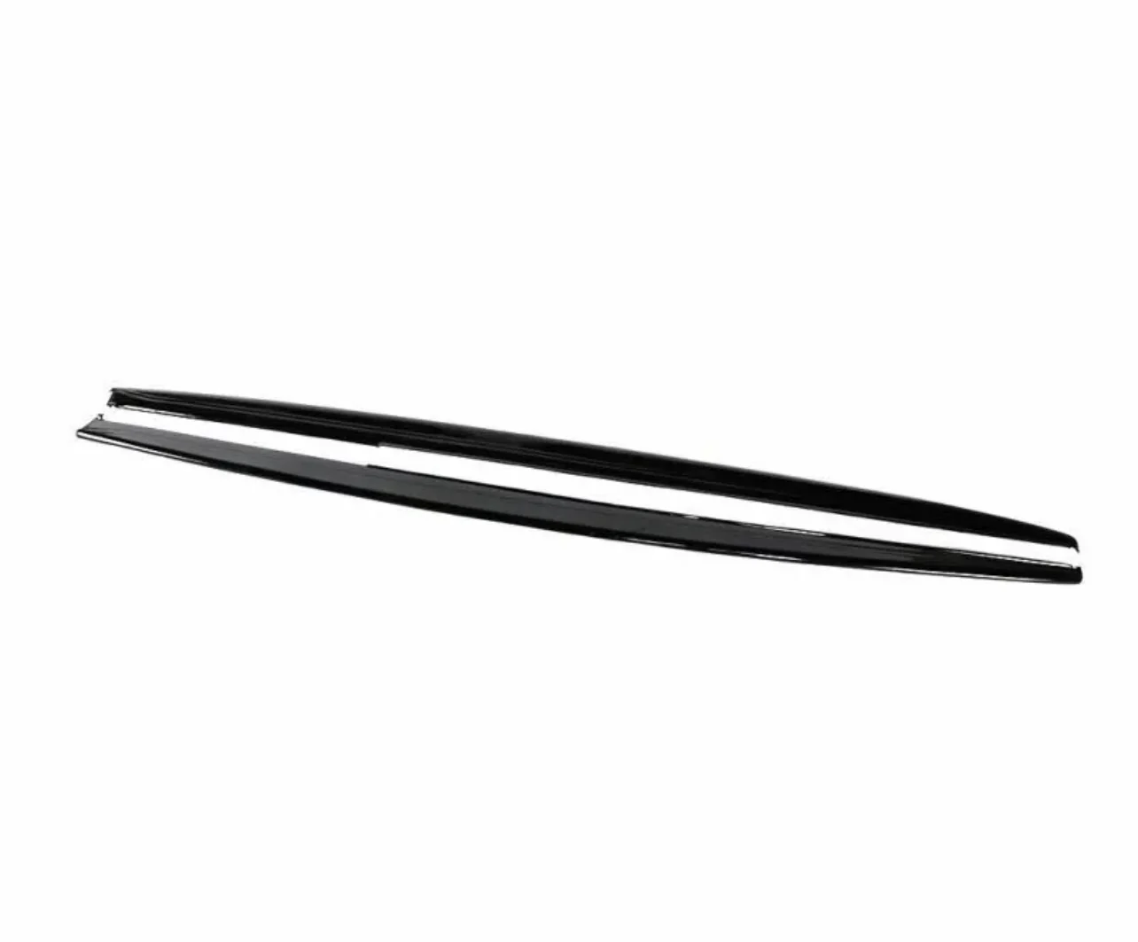 Side Skirt Extension Blades - M Sport - Fits BMW F10 F11 5 Series - Gloss Black - Image 3