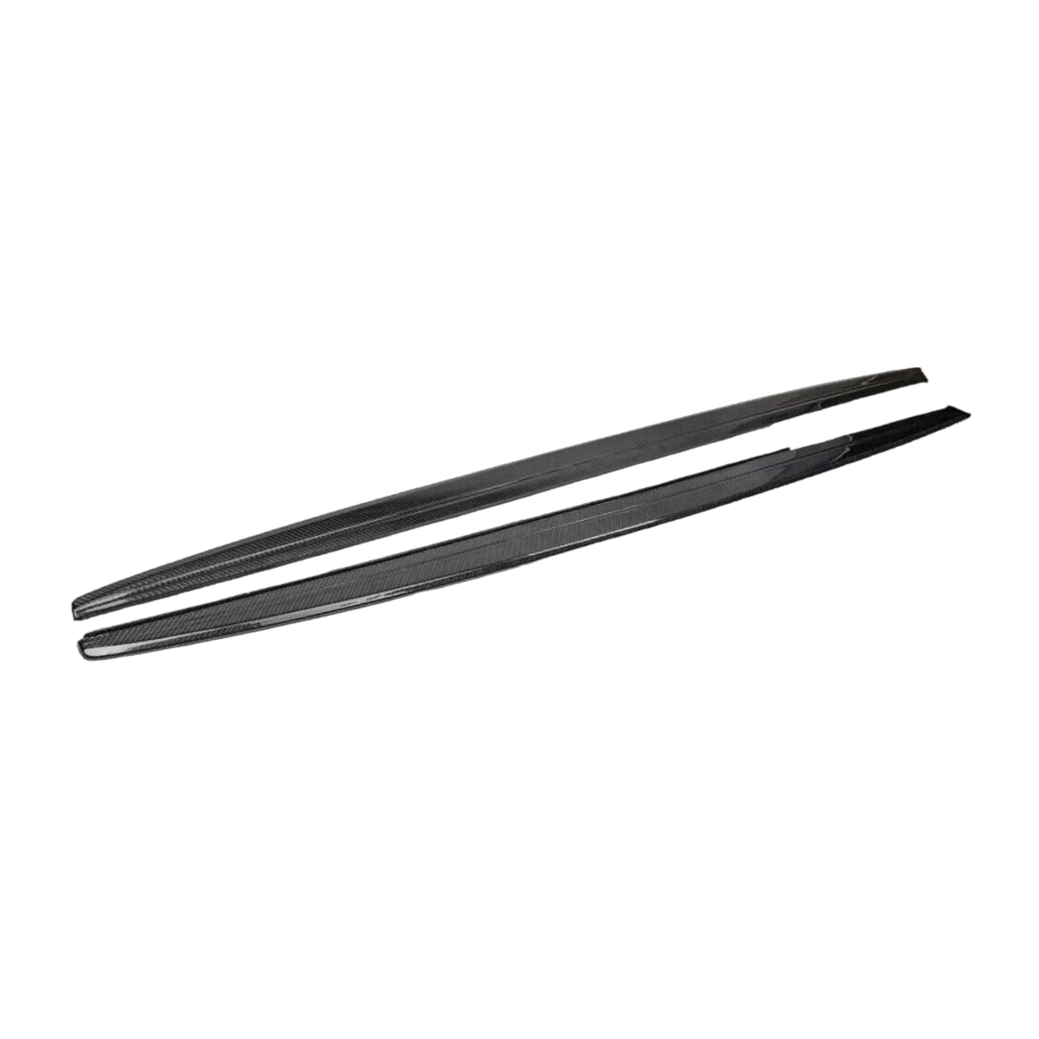 Side Skirt Extension Blades - M Sport - Fits BMW F30 F31 3 Series - Carbon Look - Image 2