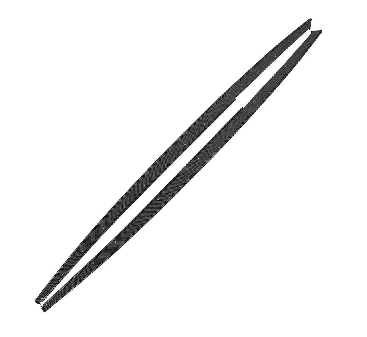 Side Skirt Extension Blades - M Sport - Fits BMW F30 F31 3 Series - Carbon Look - Image 3