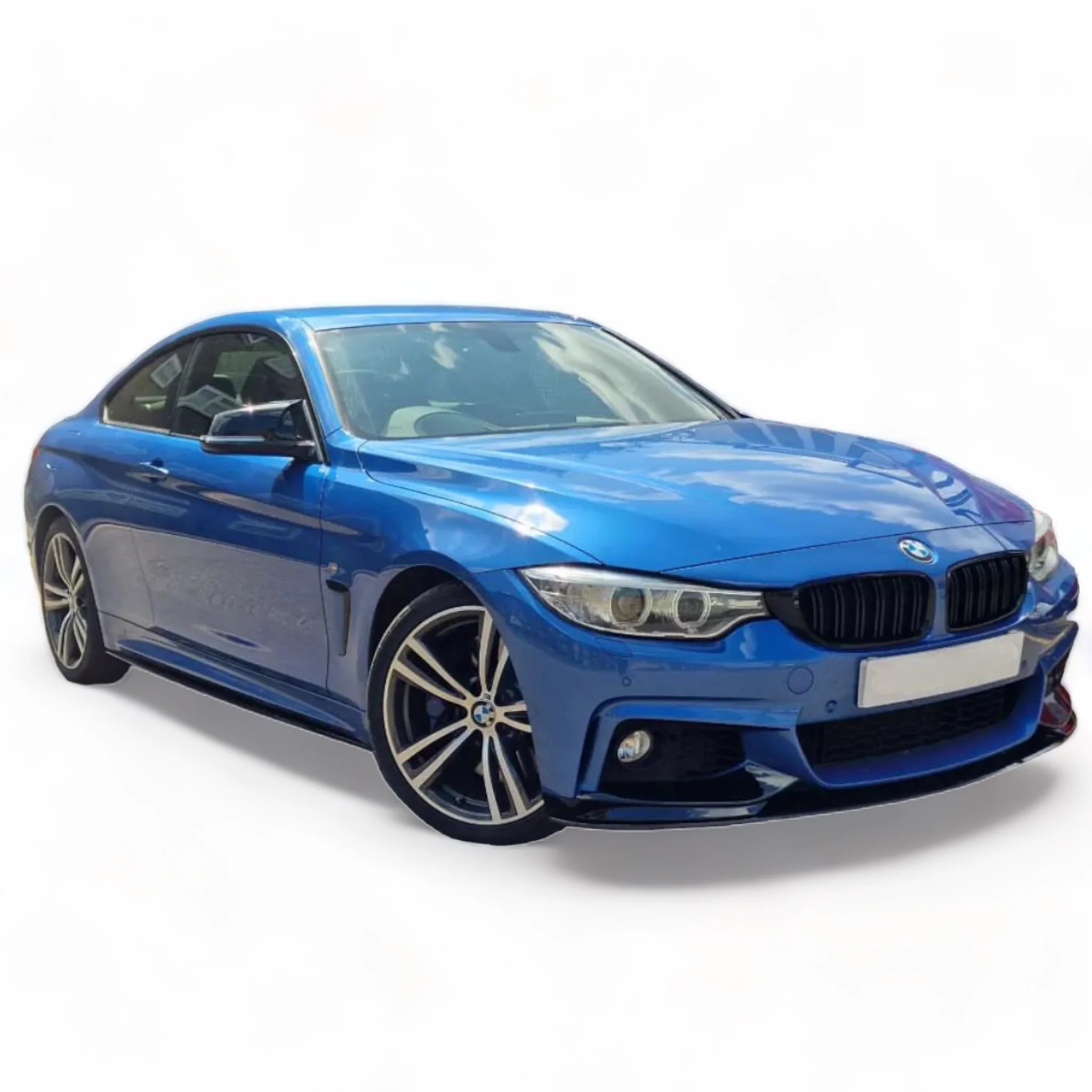 STM Front Splitter - Bumper - Lip Spoiler Fits BMW F32 F33 F36 4 Series - MP Style
