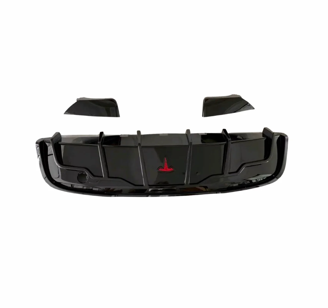 TESLA MODEL Y GLOSS BLACK AERO KIT SPLITTER SPOILER SKIRTS LED DIFFUSER 2018-23 - Image 6